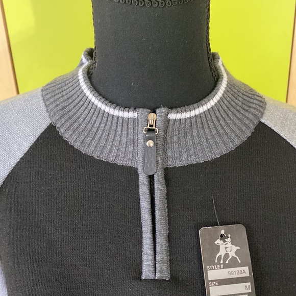 Men's 1/4 Zip Sweater - Picture 5 of 9
